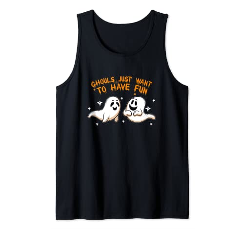 Cute Ghost Halloween Party Costume Decorations Tank Top