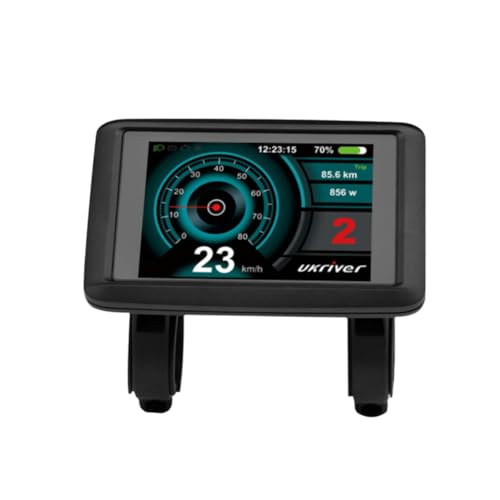 Bloepum Electric Bike UKC1+ Color Display Ebike Screen 5pin LCD Display with USB Waterproof Connector