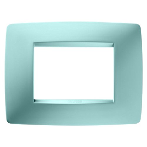 Gewiss chorus - Placca one 3 moduli blu Caribe