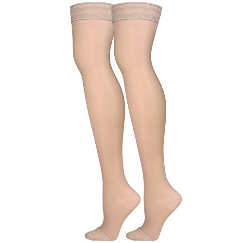 Truform 1774ND-L Sheer Compression Stockings, 15-20 Mmhg, Women'S Thigh High Length thumb #8