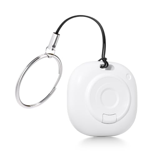 #ColaboraciónPagada<br>Smart Tag Localizador Compatible con Apple «Find My» (Solo iOS) para Maletas/Bolsos/Llaves/Mochilas Infantiles Batería extraíble Blanco