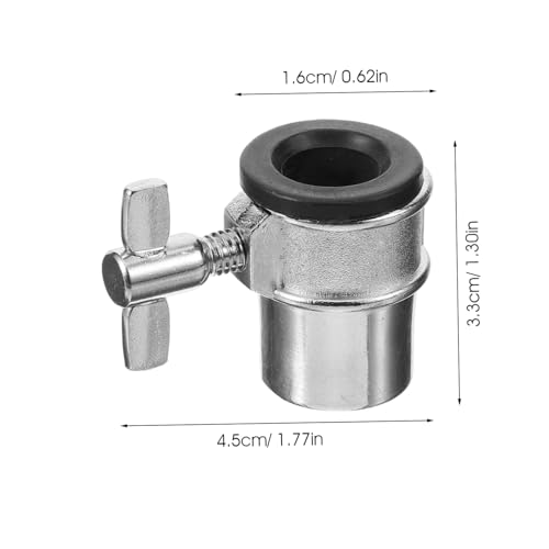 Drum Bracket Wing Screw Connector Drum Stand Mount para instrumentos, duradero, compatible con kits de batería, diseño fácil de usar miniatura 2