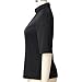 Church Clergy Shirt with Tab Collar for Women Spring/Summer Half Sleeve Slim Blouse Top Black