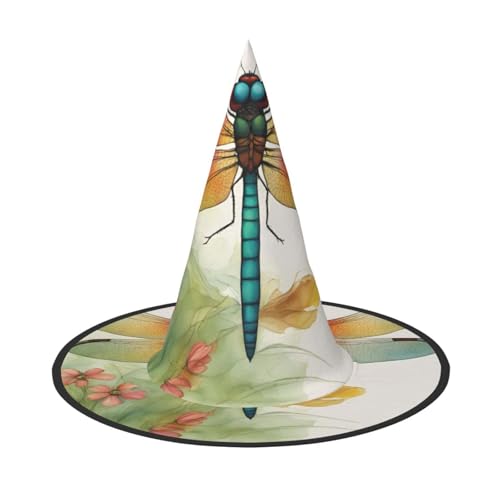 Lot de 3 chapeaux de sorcière suspendus aux teintes vives pour Halloween