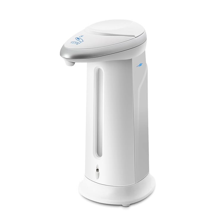 Automatic Soap Dispenser Touchless Device with Low Battery Consumption Hands Free Use for Thick Soap No Dilution Required Ideal for Home Kitchen Bathroom Office