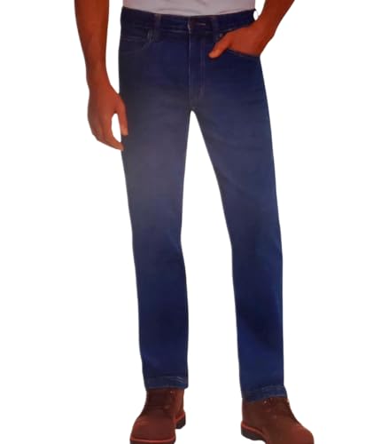 Kirkland Signature Men's Comfort Stretch Straight Fit Classic 5 Pocket Denim Jean