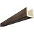 Ekena Millwork BMRS3C0060X060X144ZD 3-Sided (U Rough Sawn Endurathane Faux Wood Ceiling Beam, 6"W x 6"H x 12'L, Premium Aged