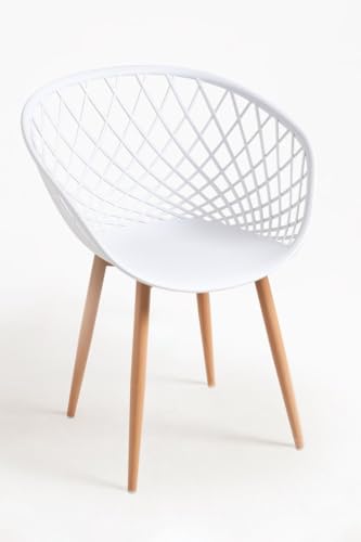 Regalos Miguel - Packs Sillas Comedor - Pack 2 Sillas Vera - Blanco