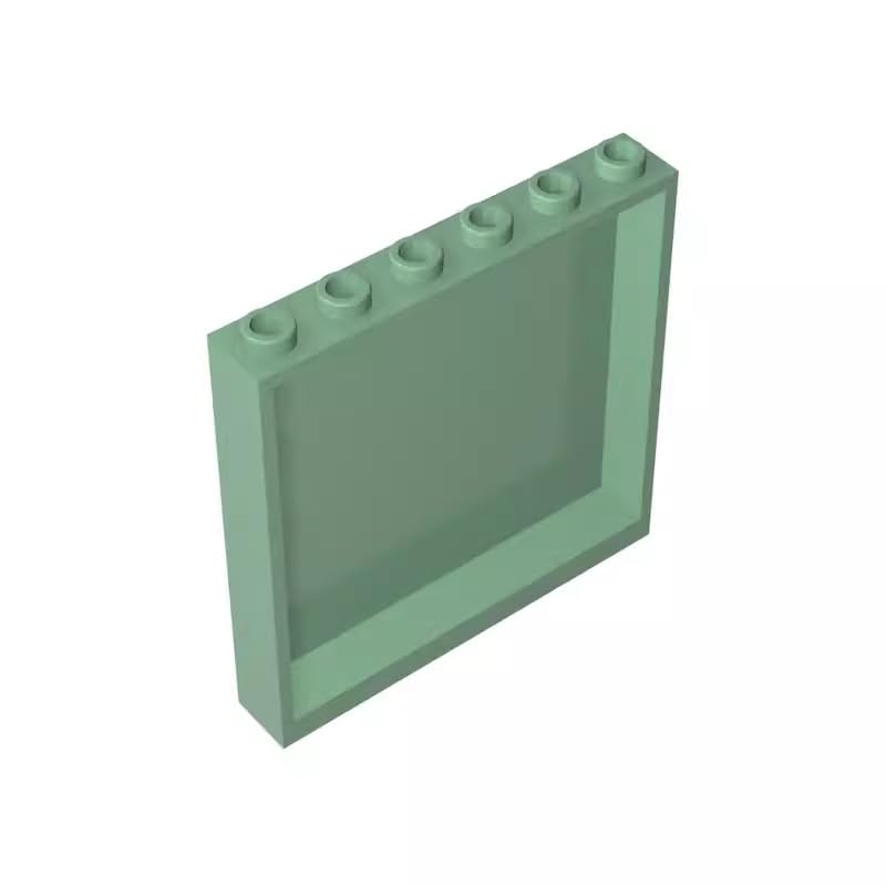 Gobricks 59349 Door Panel 1x6x5 10 Pieces GDS-773 Compatible with Lego Building Blocks Color:Sand Green
