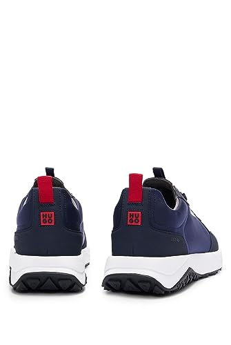 Image of HUGO Mens Running Style Mix Material Sneakers