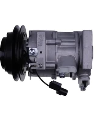 Doowon DV9 A/C Compressor with Single Groove 12 Volt Clutch TE16-0023A for Kioti Tractor