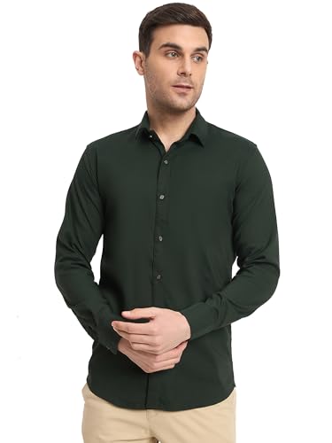 Image of Men's Soft Stretchable Fabric Regular fit Casual Shirt.