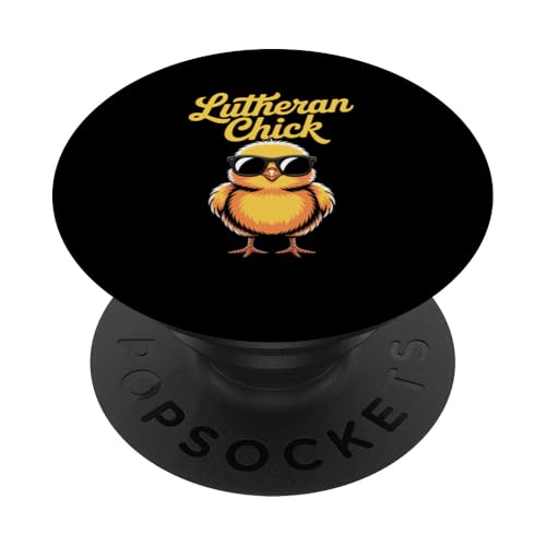 Lutheran Chick Martin Luther Rose Protestant Reformation PopSockets Adhesive PopGrip