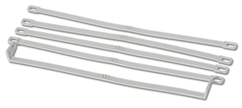 FBS Fahnenschlingen Set aus Kunststoff mit 1x Fahnenstrafferband für Masten I Fahnenmasten bis 90mm Durchmesser