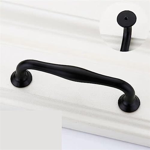 Poignées d'armoire noires contre usure meuble bouton placard