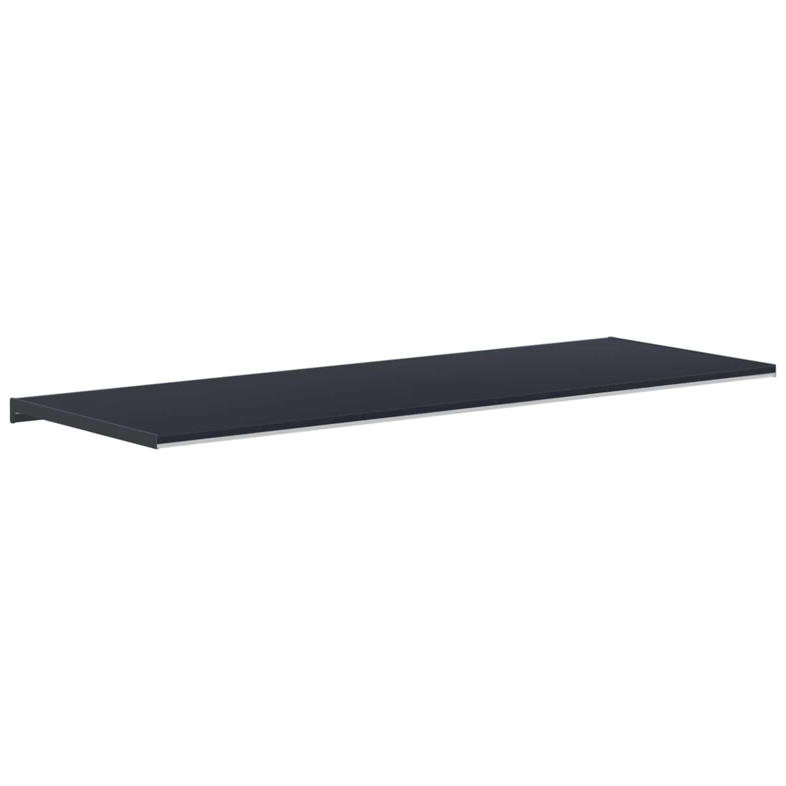 Aluminiowy wspornik okienny PVC Antracytowe ziarno drewna | Wodoodporna gładka powierzchnia, łatwy montaż za pomocą kleju, pielęgnacja ciepłej wody, do użytku wewnątrz na zewnątrz