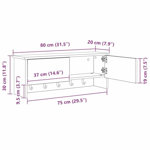 Table de chevet murale peu encombrante pour petit espace