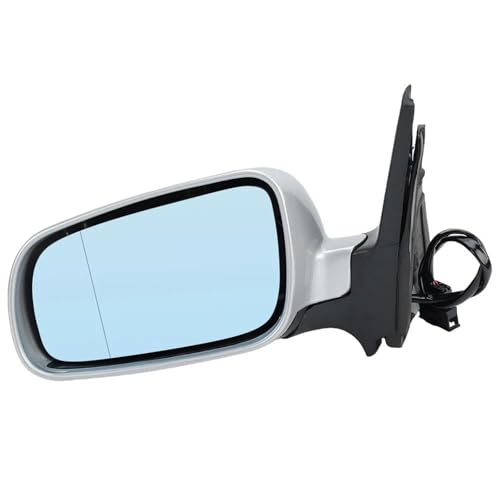 Rétroviseur gauche chauffant bleu gris argenté pour Golf 4