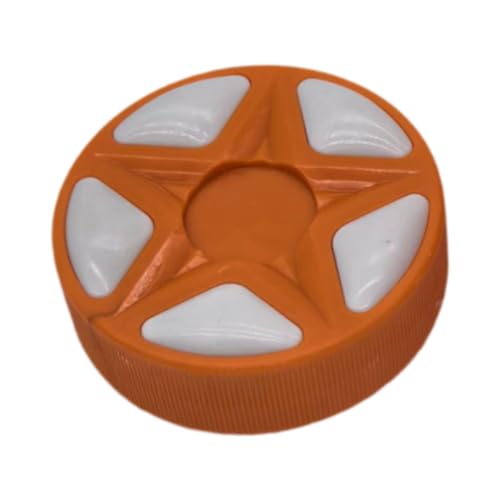 QSTDGVPW Roller Hockey Puck Standard Outdoor Game Team Sports Replacement Practice Inline Hockey Ball, Orange