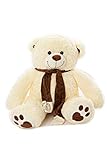 oso de peluche gigante precio ✅ Idea de regalo romántico: un peluche como compañero, consolador, oso de peluche, devorador de miedo, abrazo, amor, solo un oso de peluche para la vida, regalo perfecto para el Día de San Valentín, bodas, Navidad, aniversario y cumpleaños.