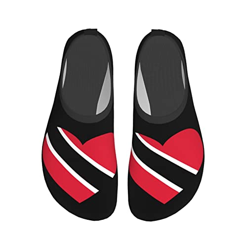 Love Trinidad and Tobago Adult Barefoot Quick-Drying Non-Slip Water Sports Shoes Aqua Yoga Beach Pool Socks3