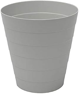 JVL Funktional Plastic 11 Litre Square Bin, Green, 24x24xH30cm