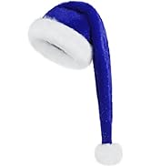 Bonnet De Noël Velours Extra Long - Décoration De Noël