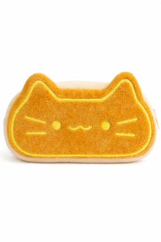 Estojo Gatinho Sorridente e Fofo, 19cm X 10cm, Com Toque Macio
