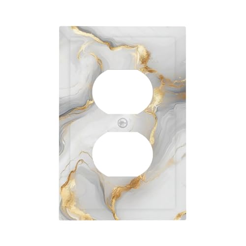 Placa de pared de mármol de diseño de lujo para interruptor abstracto moderno 2