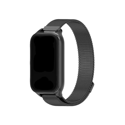 [LOKLNEYK] �����X�e�����X�o���h+���v�g�ɓK������Xiaomi Band 9 Active(Black 2,Normal Size)