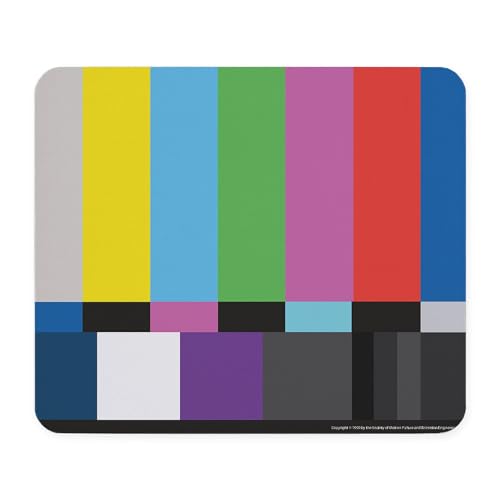 CafePress SMPTE Standard Definition Television Color Bars EG Non-Slip Rubber Gaming Mousepad