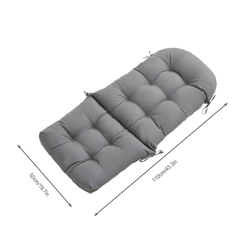 Cojín para muebles de patio gris oscuro ideal para terrazas exteriores 3