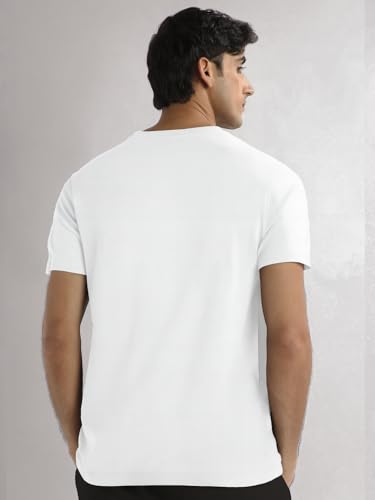 Image of Nobero 100% Cotton T Shirts for Men Stylish | Regular Fit | Graphic Printed T Shirts for Men 180 GSM Combed Cotton | Round Neck Half Sleeve