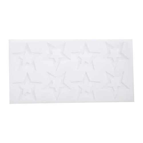 Molde de silicona con 5 patrones para decoración de pasteles