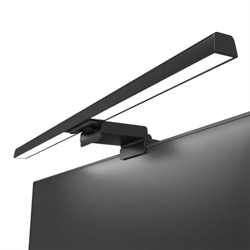 Image of Computer Monitor Light Bar with 60M Auto-Off Timer, Stepless Dimming & 3 Color Modes, Eye-Caring Screen Bar with Asymmetric Optics, CRI>80 USB Powered LED Reading Lamp for Office /Home /Dorm