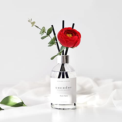 Cocodor White Label Camellia Diffuser/Black Cherry/6.7Oz(200Ml)/Home Decor & Office Decor, Fragrance And Gifts, Aromatherapy #TOP2