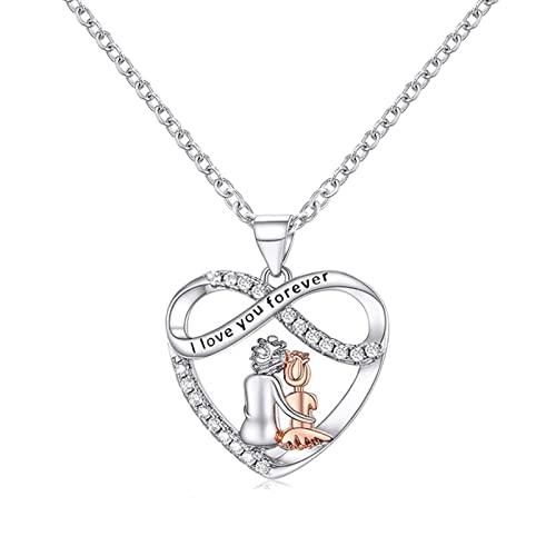 Collier diamant infini cœur en or pour vos soirées et fêtes