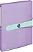 Herlitz 11408994 Sammelbox, A4, PP-Folie flieder, transparent