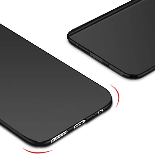 Image of TheGiftKart Sleek Back Cover Case for Redmi 8A Dual | Slim Fit Protective Design | Ultra Matte Finish | Camera Protection Bump | Soft Silicon Back Cover Case (Silicone, Black)