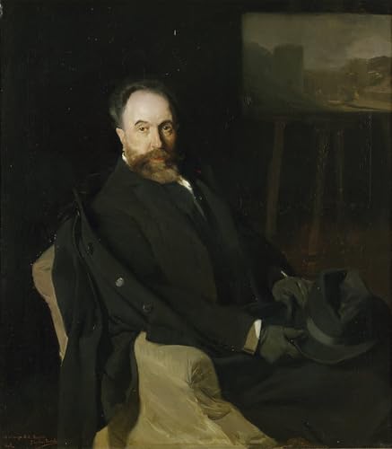 Affiche Toile Portrait d'Aureliano par Sorolla reproduction d'art