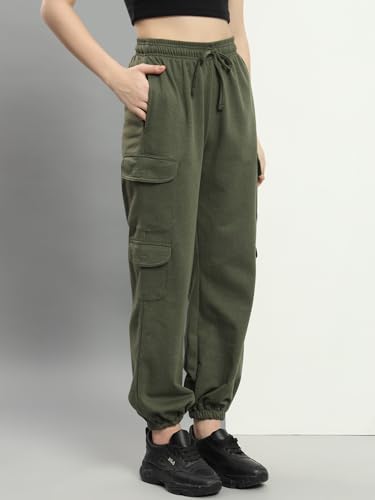 Image of Q - RIOUS Women's Relaxed Fit Cargo Style Jogger Pants