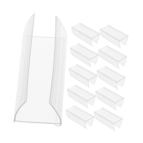 ZUNOXAZ 20個透明サインホルダー 価格タグディスプレイ ホルダー 多機能ス