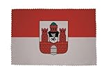 U24 Brillenputztuch Bad Kissingen Fahne Flagge Glasreinigungstuch Microfasertuch