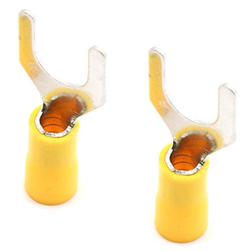 AUPROTEC 10x Ringkabelschuhe 4,0-6,0 mm² geel Loch- M10 gedeeltelijk geïsoleerd PVC RV kabelverbinders van vertind koper AUPROTEC 10x Ringkabelschuhe 4,0-6,0 mm² geel Loch- M10 gedeeltelijk geïsoleerd PVC RV kabelverbinders van vertind koper