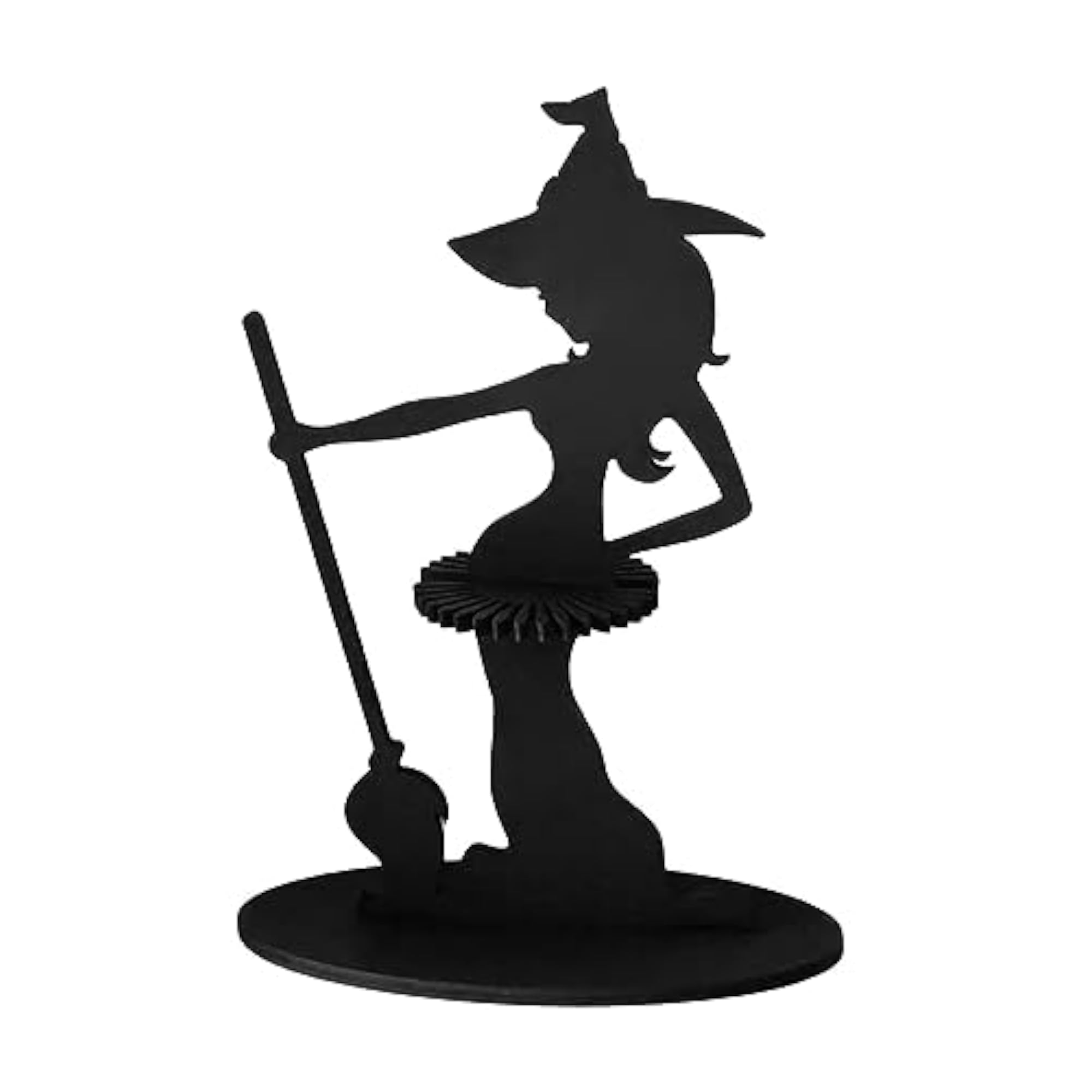 Napkin Rack Stand Witch Figure Table Decoration