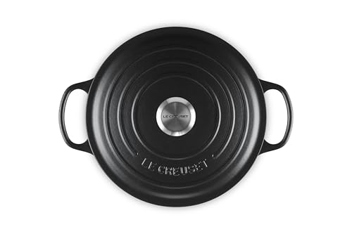 Image of Le Creuset Enameled Cast Iron Signature Deep Round Oven, 6.5 qt., Licorice