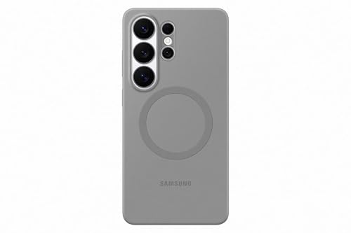 Image of Samsung Galaxy S26 Ultra Silicone Magnet Phone Case, Soft-Touch, Durable Grip, Great Feel, Gray