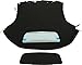 HECASA Convertible Soft Top Compatible with 2003-2008 BMW Z4 2-Door Black Top W/Clear Heated Glass Window
