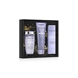 Kérastase Blond Absolu Fondant Geschenkset, Pflegeserie für natürlich blondes und blondiertes Haar, Enthält: Bain Lumière 250 ml, Fondant Cicaflash 250 ml, Cicaplasme 150 ml