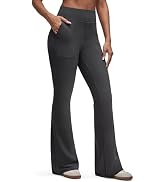 G4Free BareFeel Flare Yoga Pants Women High Waisted Bootcut Leggings with Pockets Dress Work Pant...